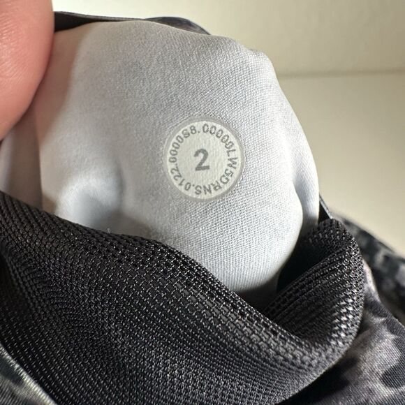 Lululemon Base Pace High-Rise Tight 25" Estuary Grey Multi Sz 2 Athleisure Yoga - Picture 5 of 9